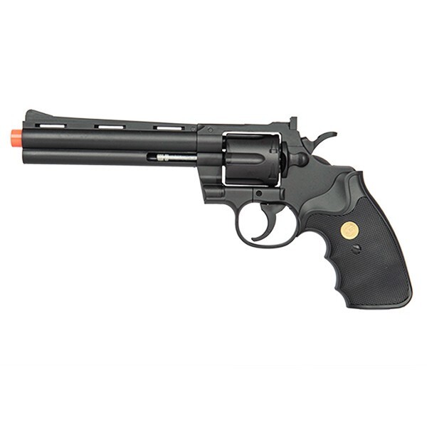 UKARMS G36B Spring Powered Airsoft Revolver Hand Gun Old West BLACK BB BBs