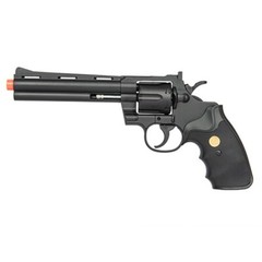 UKARMS G36B Spring Powered Airsoft Revolver Hand Gun Old West BLACK BB BBs