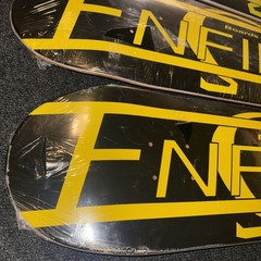 Infinite Boards Skateboard Deck 3/pcs, Bold Graphic Black & Yellow Logo, Read D*