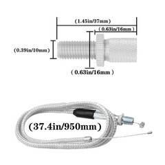 CNC Aluminum 7/8 Motorcycle Throttle Grip with Cable for Dirt Bikes & ATVs»