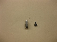 Benjamin 130 132 137 Pistol Knurled Bolt Knob with Screw NOS New