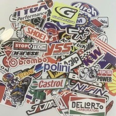 100 Mixed Random Stickers Motocross Motorcycle Car ATV Racing Bike Helmet Decal
