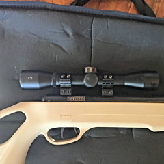 Swiss Arms TAC-1t Nitro Piston Beak Barrel Air Rifle 177 Cal W/4/32 Scope & Case