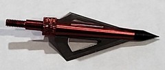 6PCS Hunting Broadheads 125 Grain Stainless Steel 3-Blade Integral Forming Tips