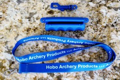 Blue Silicon Arrow Puller Grip with Lanyard and Latch Crossbow/Compound