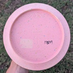 Pink Confetti SoLace Vibram Disc Golf 173g M Medium Rubber OOP NEW