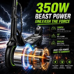 2026 Foldable Adult Electric Scooter, High Speed 31KM/H Urban Commuter Escooter
