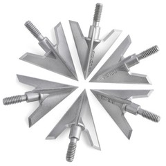 Archery Broadheads 100 Grain Compound Bow Hunting 3 Blade Fixed Arrowheads Tip