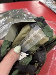 US Army BDU Woodland Wet Weather Rain Pants Trousers Large