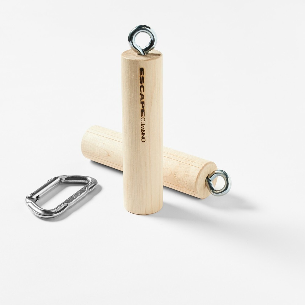 Escape Climbing Power Piston 2 Pack | Wood Training Tool for Grip Strength