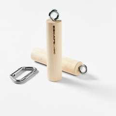 Escape Climbing Power Piston 2 Pack | Wood Training Tool for Grip Strength
