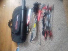 Galaxy Solstice Recurve w/ Aspire And Meteor Limbs And Accessories.