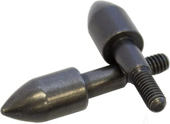 12Pcs 5/16″ Archery Field Points Screw-in Arrow Point 100 Grain Steel Field Tips
