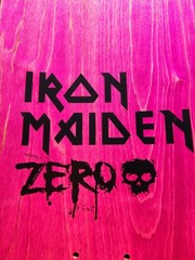 Zero Skateboards x Iron Maiden Piece of Mind skateboard deck 8.375 Metallica SOD