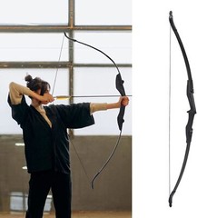 20-40lb 57″inch Archery Takedown Recurve Bow Set Right Left Hand Practice Target