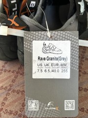 NEW W/ Tags! Climb X Rave Granite Grey Climbing Rubber Shoes US 7.5