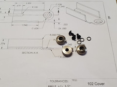 Benjamin 130,132,137 bolt pull knob with screw & washer