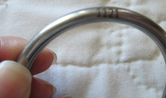 5″ FAGER FIXED RING DOUBLE JOINTED BRADOON 12.9CM #1121 ENGLISH BIT