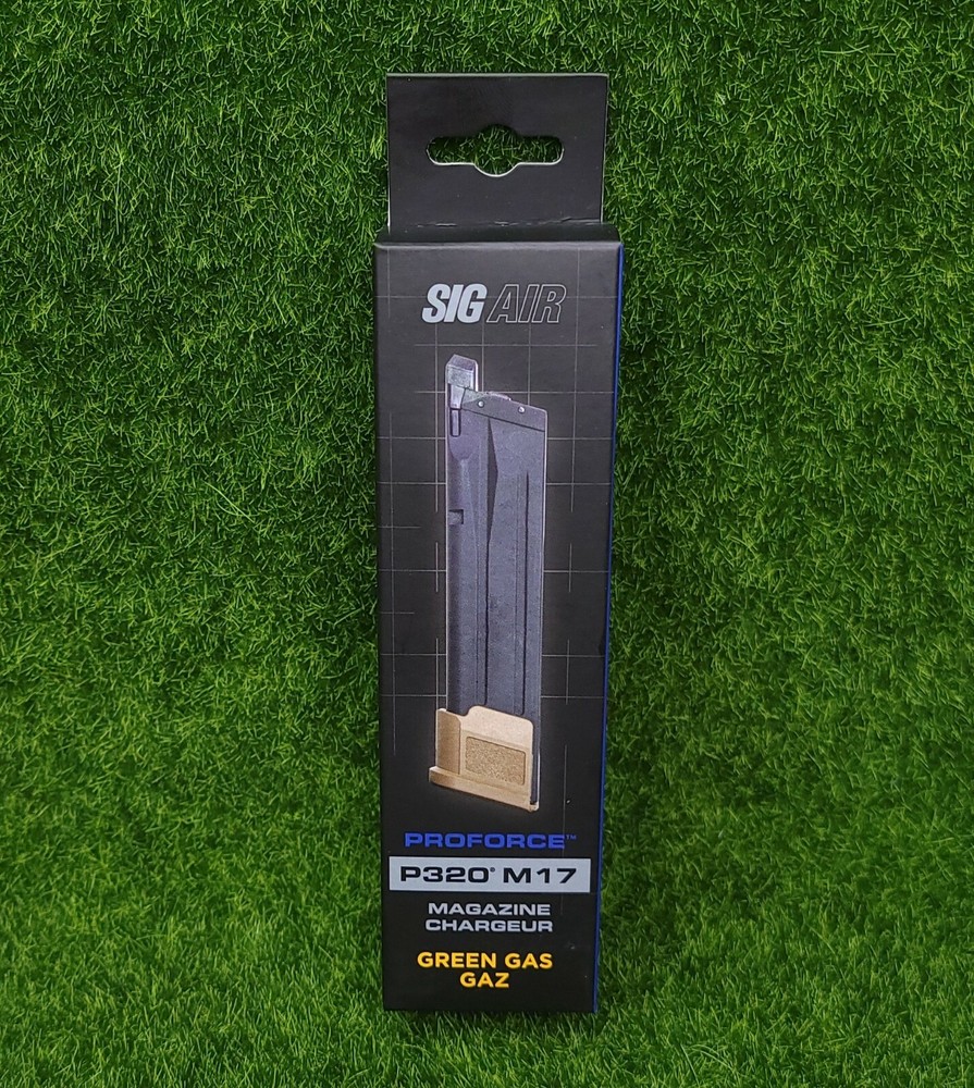 Sig Sauer Proforce P320 M17 Green Gas Airsoft 21 Round Magazine – AMPF-M17GG
