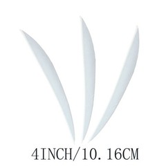 4 Inch Shuttle Shaped Natural Turkey Feathers Arrow Feathers Fletches (50 PCS)