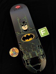 SUPER RARE Batman Daewon Song Almost DC Comics Skateboard Deck Matte Grey Marvel