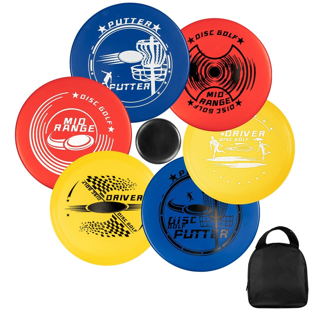 6pcs Disc Golf Set Disc Golf Starter Set Disc Golf Frisbee Discs Outdoor