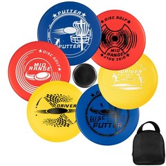 6pcs Disc Golf Set Disc Golf Starter Set Disc Golf Frisbee Discs Outdoor