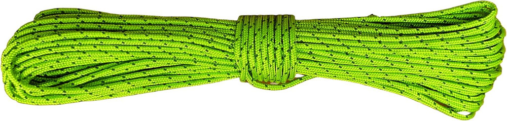 Ultra Light Dyneema Reflective Green Rope 1/16 Inch Diameter | 440lbs Breakin…
