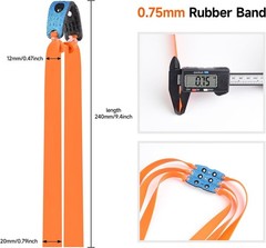 Catch Hunt Slingshot Rubber Bands Strong Professional Shooting Latex Flat Rubber