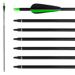 6/12pcs Fiberglass Arrows Hunting Archery Target Arrows Recurve Bow Longbow Hunt