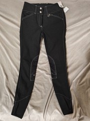 Equine Couture Women’s Sportif Natasha Breeches Size 24 Knee Patch NWT