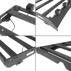 1500 Top Roof Rack Crossbar Cargo Basket Luggage Carrier Compatible