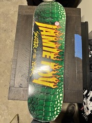 RARE SIGNED Jamie Foy Thrasher Skater Of The Year Deathwish Skateboard Deck SOTY