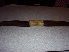 Vintage Custom Made Wood Left Hand Long Bow
