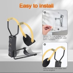 3Pcs Slingshot Bands, Heavy Duty Rubber Tubular , Heavy Pull for Hunting, Ca…