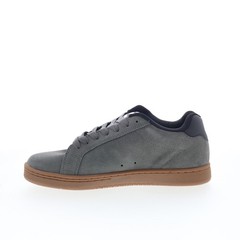 Etnies Fader 4101000203521 Mens Gray Suede Skate Inspired Sneakers Shoes 7.5