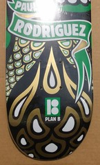 2005 PLAN B PAUL RODRIGUEZ «1st PLAN B PRO MODEL» SKATEBOARD DECK RARE POST GIRL