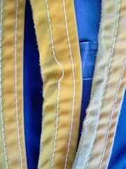 Gore-Tex Turnout Rug Dover Saddlery Classic Cover-Ups 76″ Blue Yellow Trim