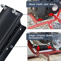 Powder Coated Riser Plate for Predator Engine – Enhance Your Mini Bike Adventure