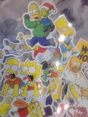 50pcs Simpsons Skateboard Stickers Vinyl Laptop Luggage Decals Dope Sticker Lot