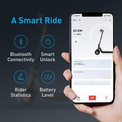 NIU Electric Scooter for Adults – KQi3 Pro with 350W Power, 31 Miles Long Range,