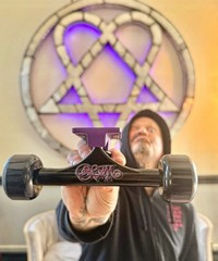 Slappy x Bam Margera Trucks ST1 Classic Hollow Light Black Purple 8.0 *SET OF 2*