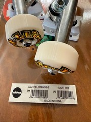 Almost Skateboard Deck HYB Orange 8.0 Tensor Trucks Blind Wheels Andale Bearings