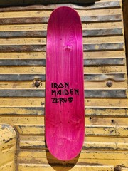 Zero Skateboards x Iron Maiden Piece of Mind skateboard deck 8.375 Metallica SOD