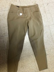 ARIAT Ladies *BREECHES Sz 26R Tan *VGC Side Zip Cotton Blend