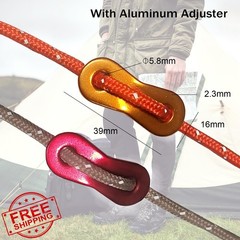 Smithok 8 Pack Reflective Guy Lines Orange