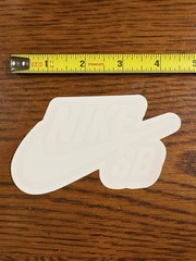 Nike SB White Sticker Authentic NEW