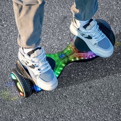 Jetson Rave Extreme-Terrain Hoverboard with Cosmic Light-up Wheels – Black