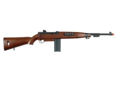 BBTac Airsoft Rifle BT-M1 Carbine Gun Auto Electric WWII Replica Wood Garand AEG