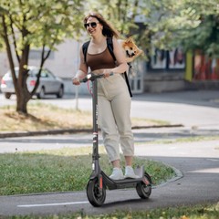 350W ELECTRIC SCOOTER LONG RANGE 30KM 25KM/H HIGH SPEED FOR ADULT APP CONTROL